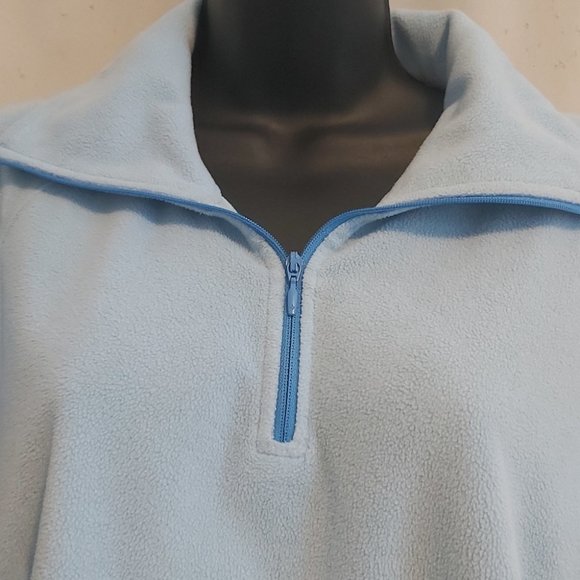 COLUMBIA | Woman's Half-Zip Pullover Sweater Top Blue Size Large - Picture 9 of 9